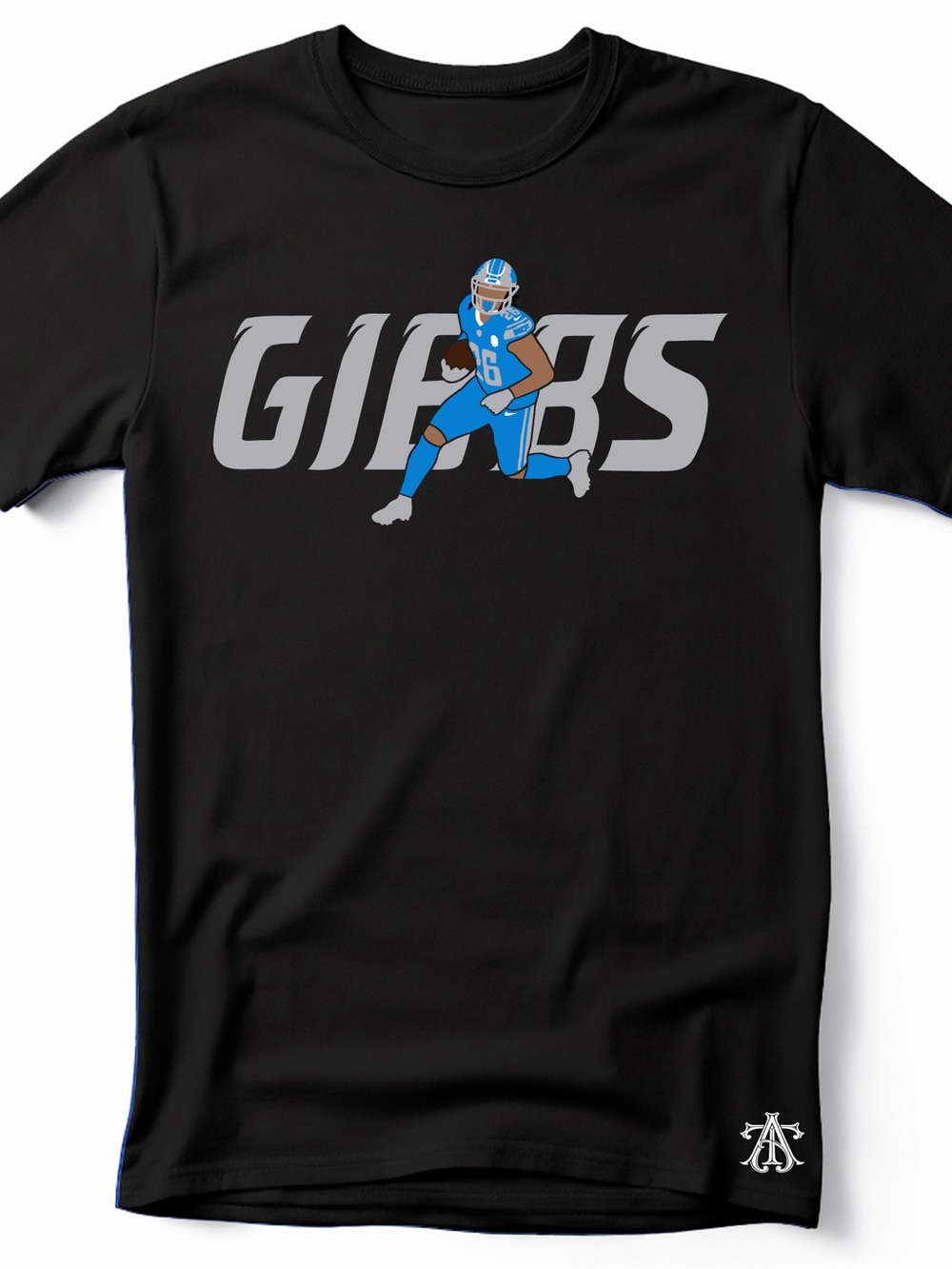 JAHMYR GIBBS, Detroit Lions Football themed T-Shirt - Adult & Kids sizes